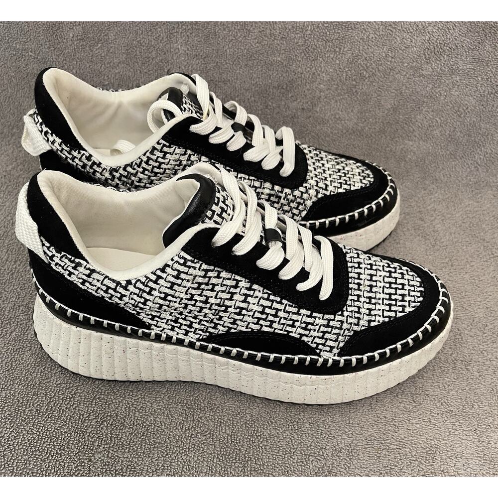 Women’s Chunky Platform Fashion Sneakers Platform Size 9 - Picture 2 of 9